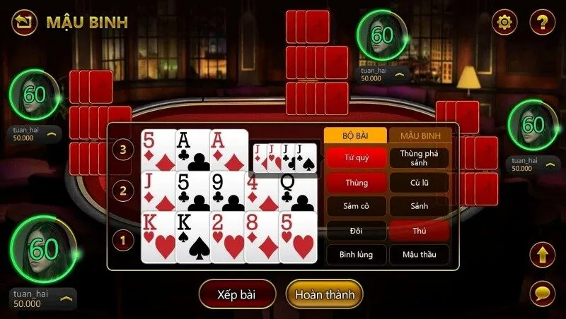 Hướng dẫn tải app Mậu Binh trên mobile và cài đặt