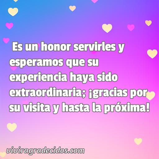 Mejor frase de agradecimiento a los clientes de restaurante, Cincuenta Mejores frases de agradecimiento a los clientes de restaurante