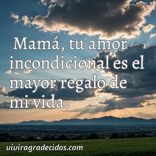 Agradable frase de agradecimiento a mamá cortas, 50 frases de agradecimiento a mamá cortas