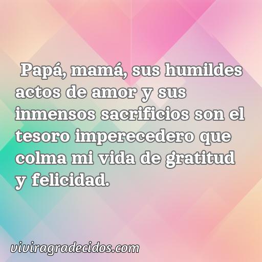 Excelente frase de agradecimiento a mi padre y madre, Cincuenta frases de agradecimiento a mi padre y madre