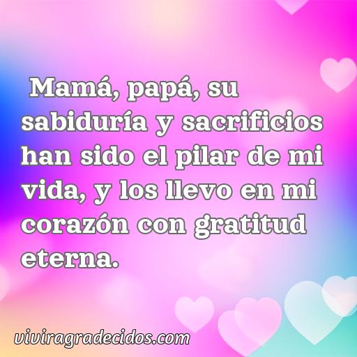 Agradable frase de agradecimiento a mi padre y madre, frases de agradecimiento a mi padre y madre