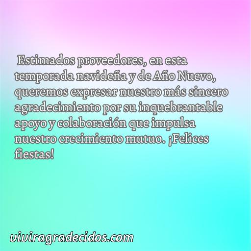 Agradable frase de agradecimiento a proveedores en navidad y año nuevo, frases de agradecimiento a proveedores en navidad y año nuevo