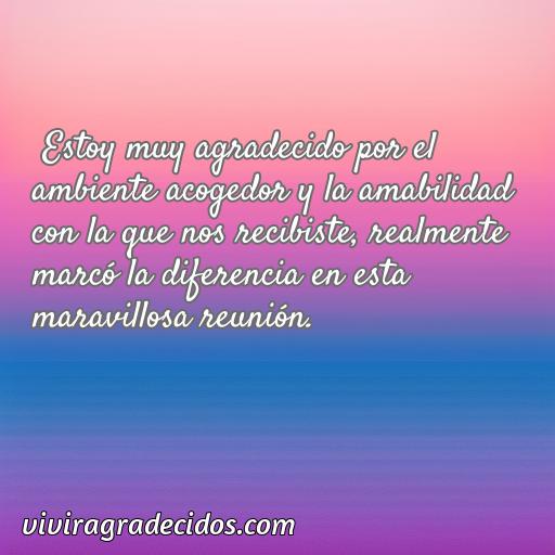 Agradable frase de agradecimiento a un anfitrion, frases de agradecimiento a un anfitrion