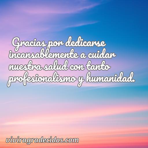 Agradable frase de agradecimiento al personal médico, 50 frases de agradecimiento al personal médico