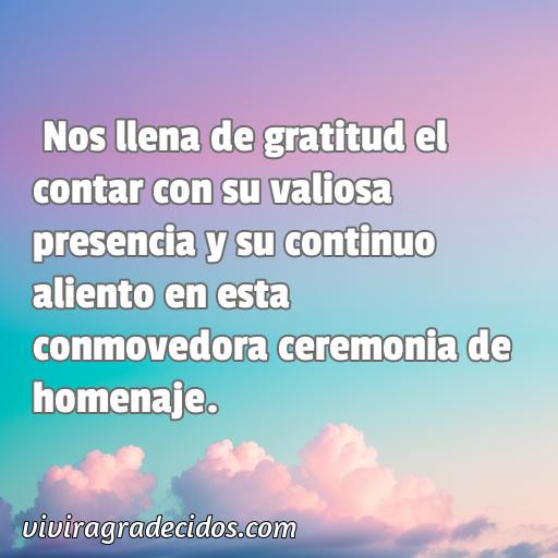 Inspiradora frase de agradecimiento de un homenaje, 50 frases de agradecimiento de un homenaje