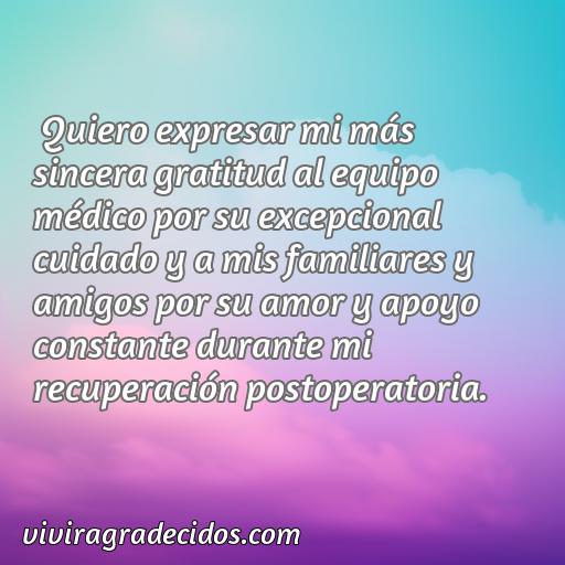 Inspiradora frase de agradecimiento después de una cirugía, frases de agradecimiento después de una cirugía