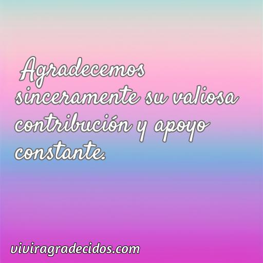 Inspiradora frase de agradecimiento formales, 50 Mejores frases de agradecimiento formales