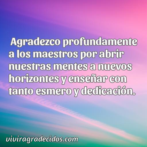 Excelente frase de agradecimiento para maestros, frases de agradecimiento para maestros