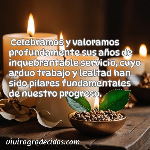 Agradable frase de agradecimiento por años de servicio, 50 frases de agradecimiento por años de servicio