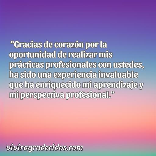 Mejor frase de agradecimiento por practicas profesionales, frases de agradecimiento por practicas profesionales